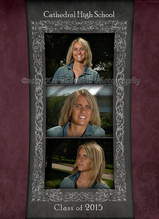Jessica Graduation Announcement 2015 front